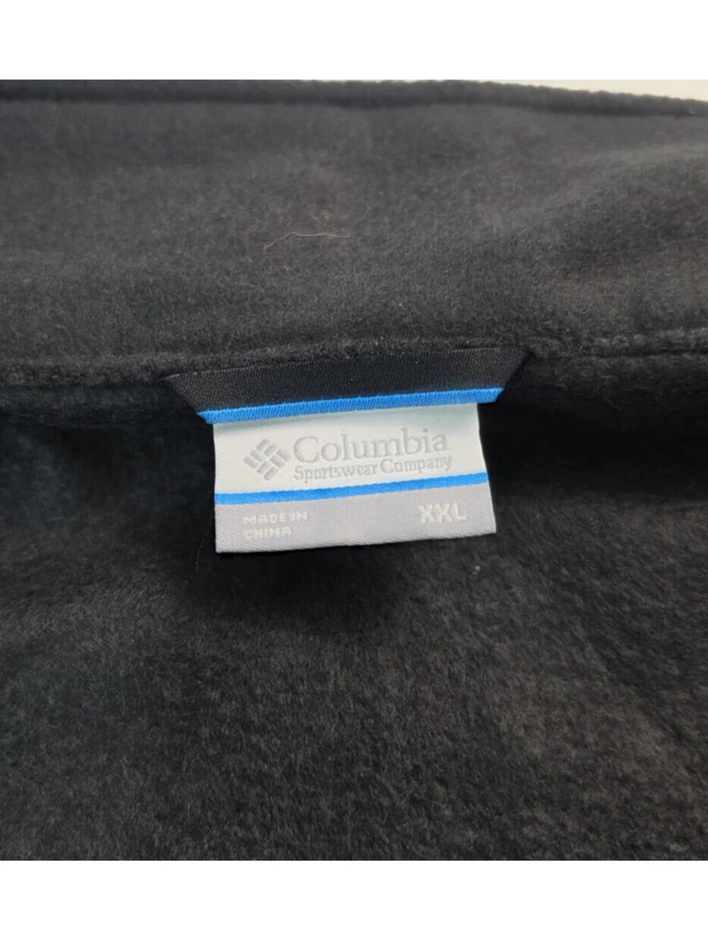Columbia Steens Mountain 2.0 Black Gray Fleece Full Zip Jacket Mens XXL 2XL NEW
